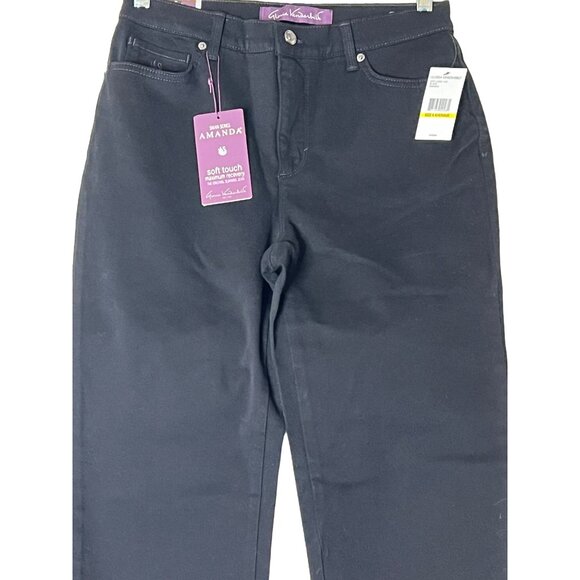 NWT Gloria Vanderbilt Amanda Jeans Size 6 Average Tapered Leg Classic Rise Soft - Picture 2 of 11